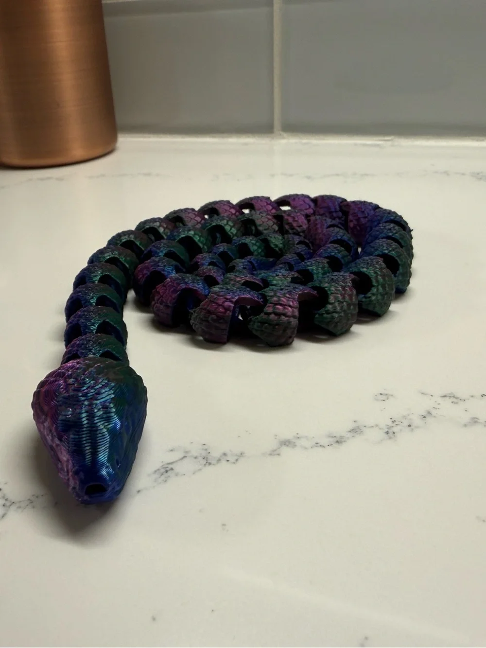 3D printed snake